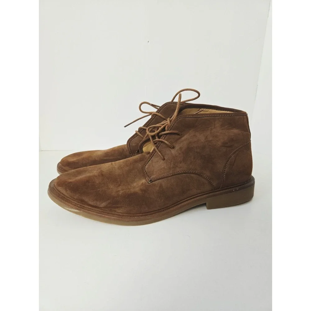 Nautica Mens Chukka boot sz 11 brown suede lace up